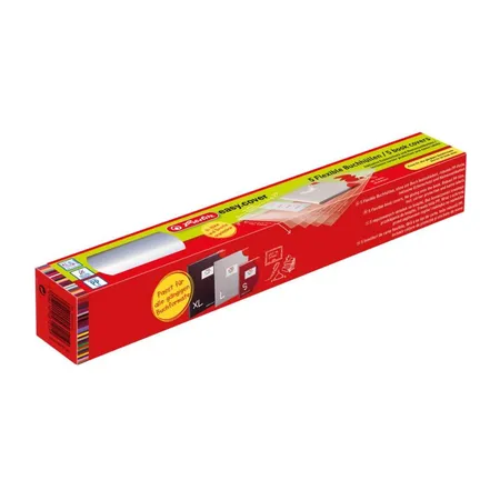 Herlitz Buchhüllen easy cover 5er Rolle glasklar