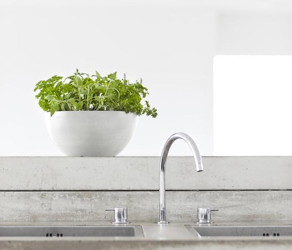 Ecopots Kunststoff-Topf Brussels, rund