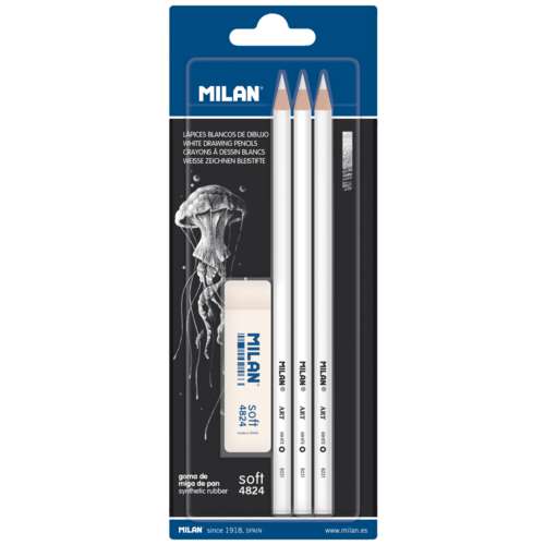 MILAN® Weiße Zeichenstifte Set