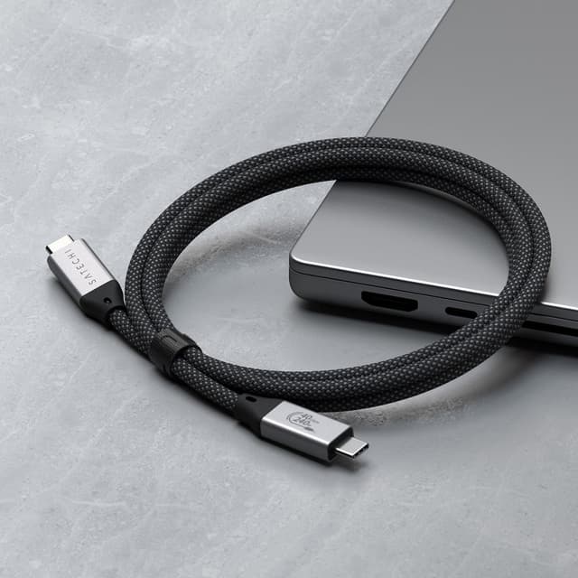 atehi USB-C 4 kabel 1,2 meter (sort)
