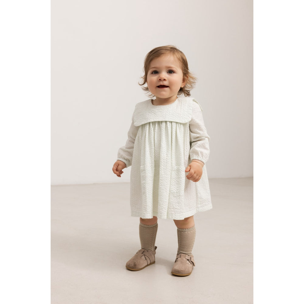 Køb MarMar Cotton Seersucker Mint Chalk Dulle Kjole