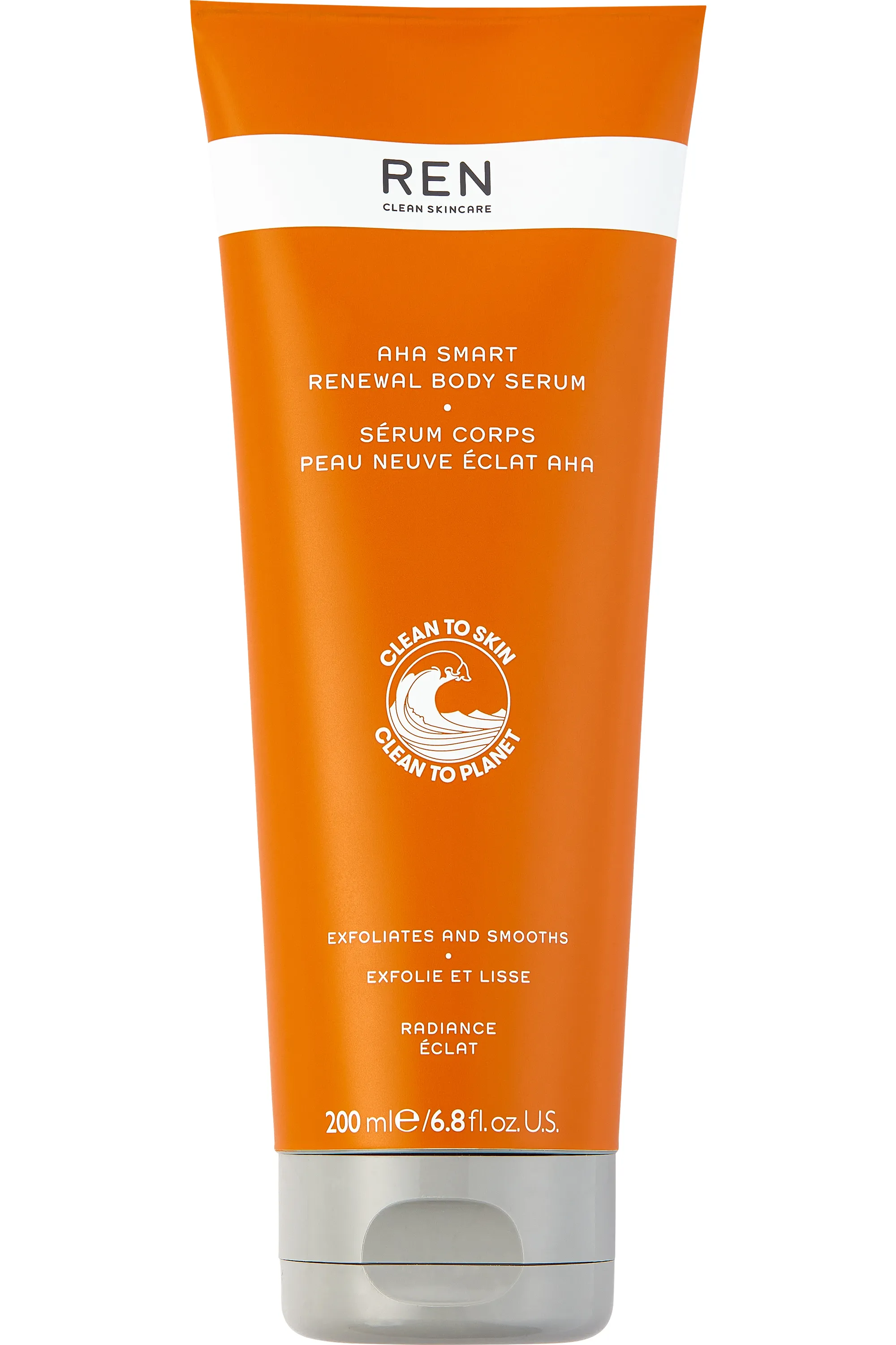 REN Sérum corps peau neuve éclat AHA Radiance-200 ml
