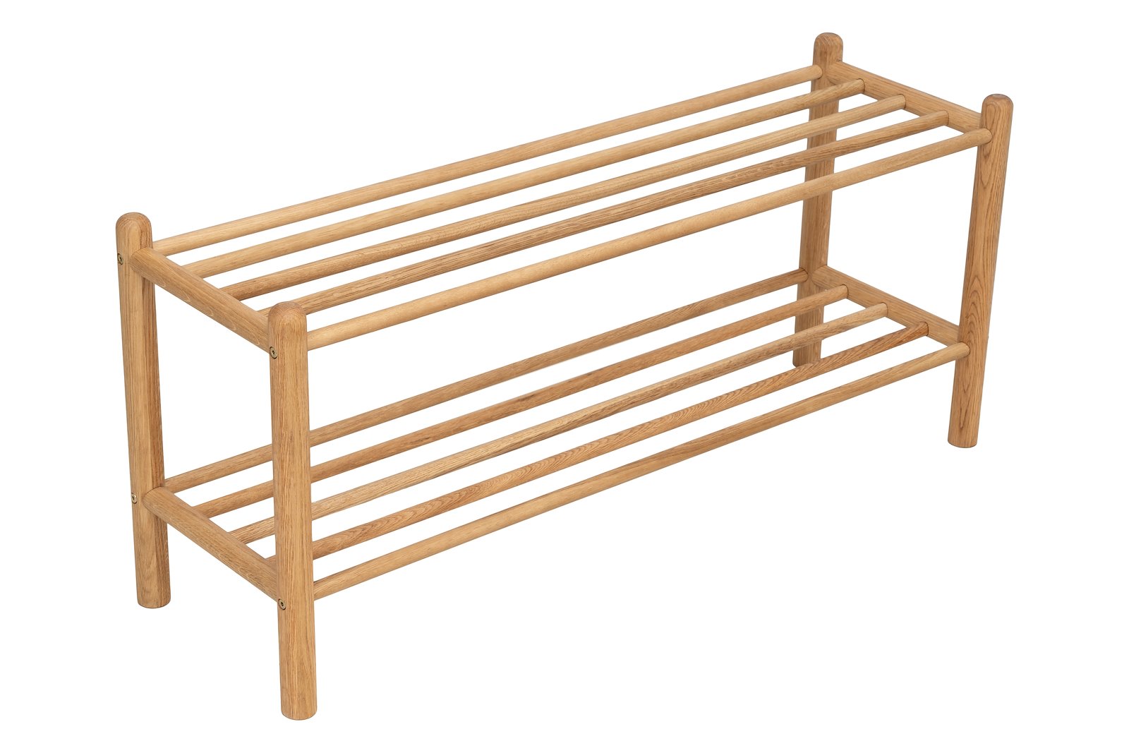 Aspen skohylle Natur eik oljet str 100x30x44cm