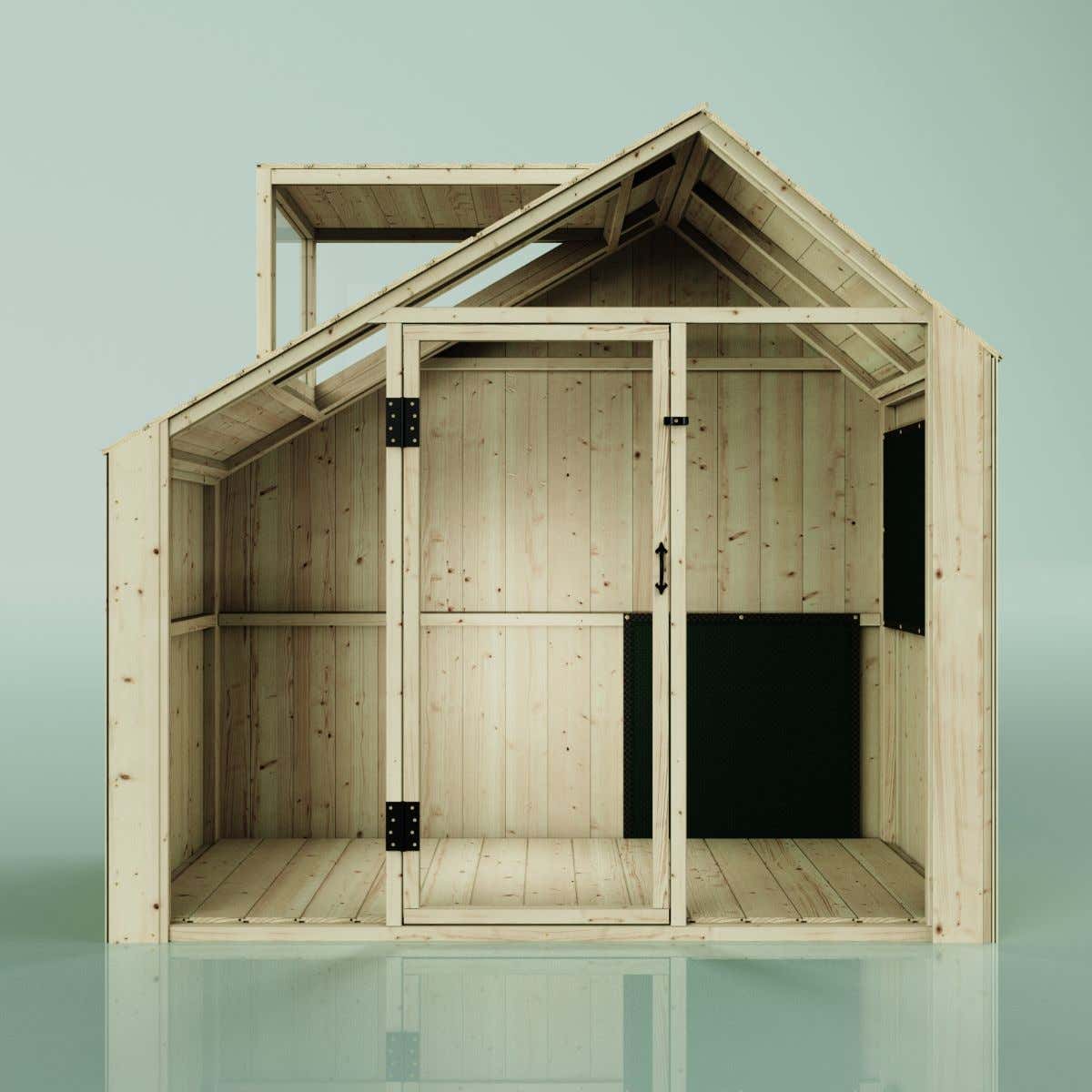 PolarPlay Shooting Star Speelhuis, Houten Kinderspeelhuis, Kinderhuis, Houten Huis voor Kinderen
