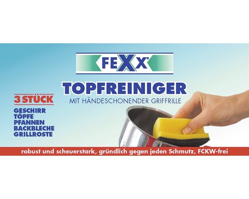 Pottenschrobbers, 3-pack