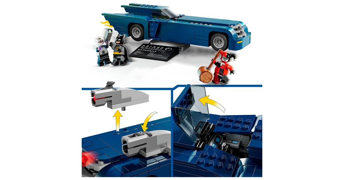 LEGOBatman - Batman met de Batmobile vs. Harley Quinn en Mr. Freeze Constructiespeelgoed  (76274)