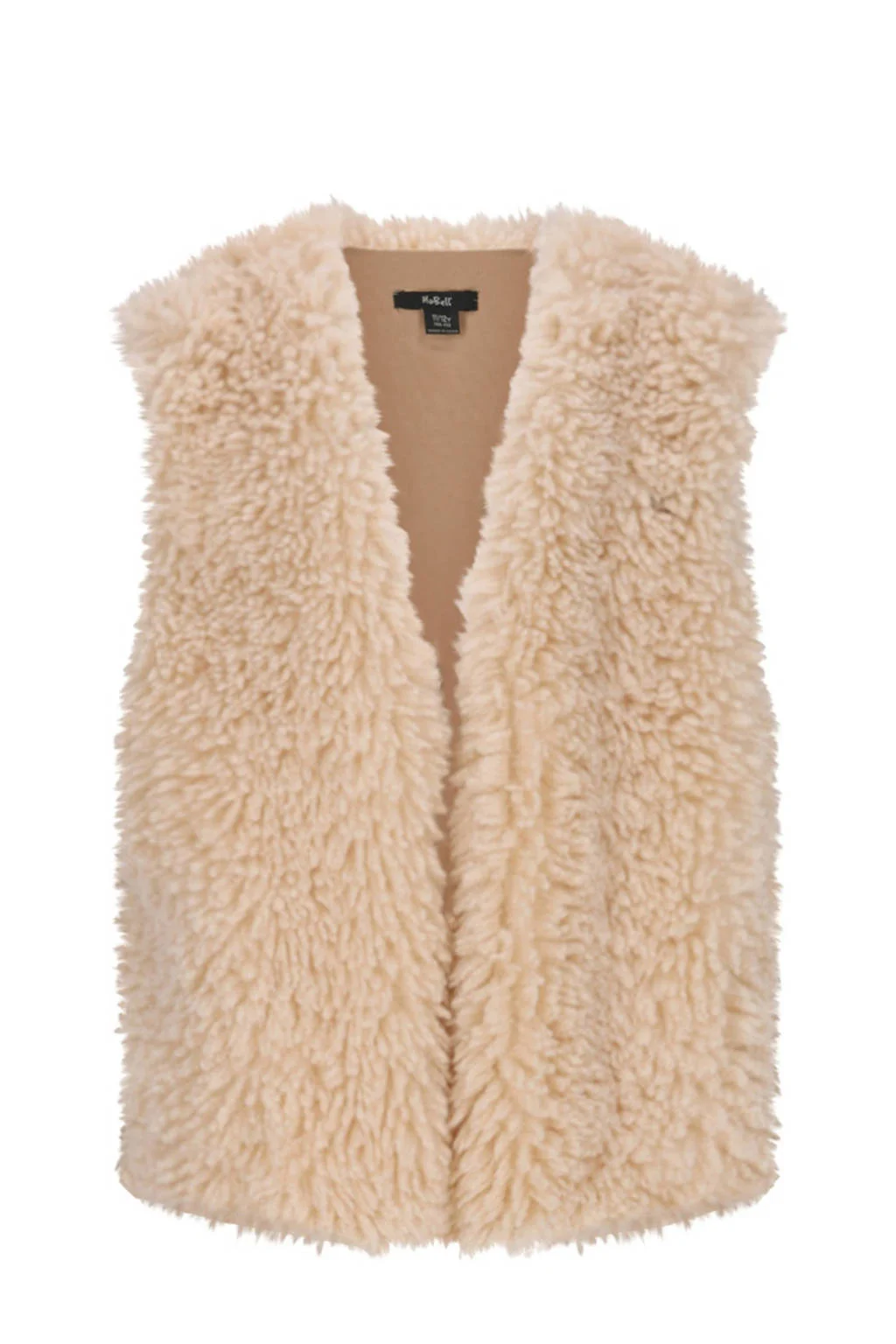 NoBell’ teddy gilet ecru