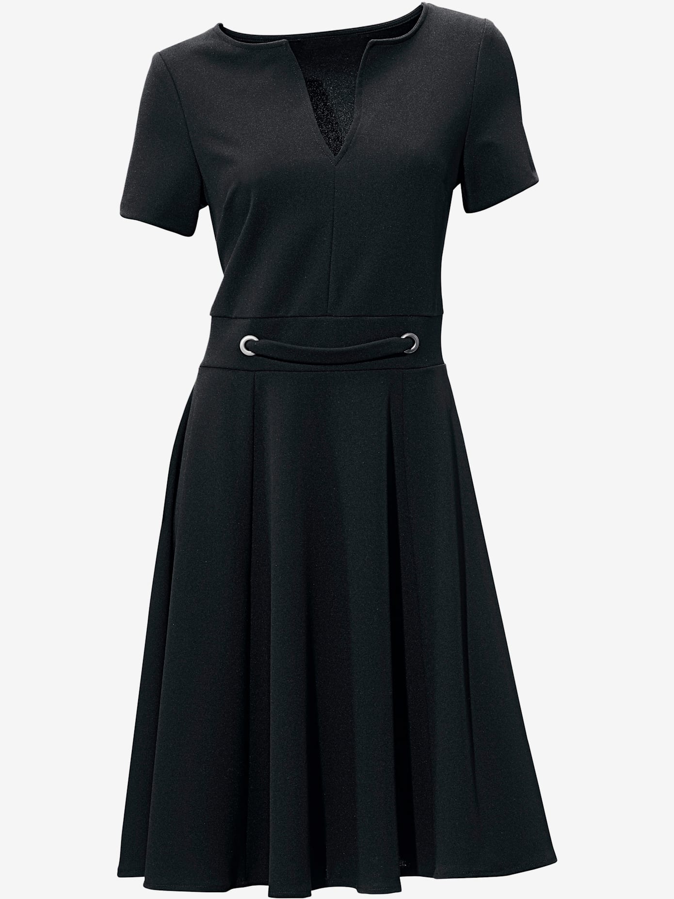 Robe princesse œillets décoratifs à la taille