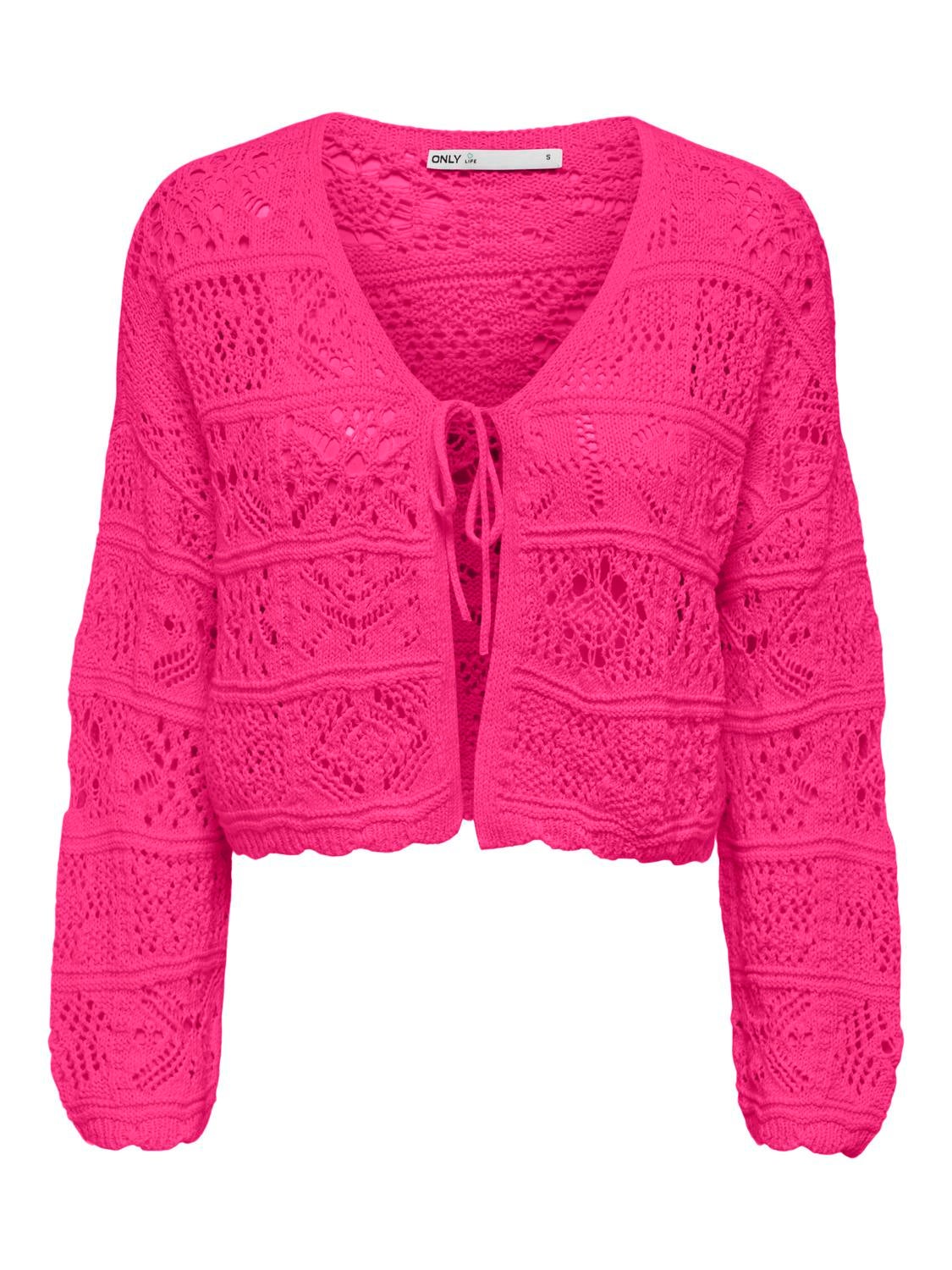 ONLBEACH Strickjacke Fuchsia Purple