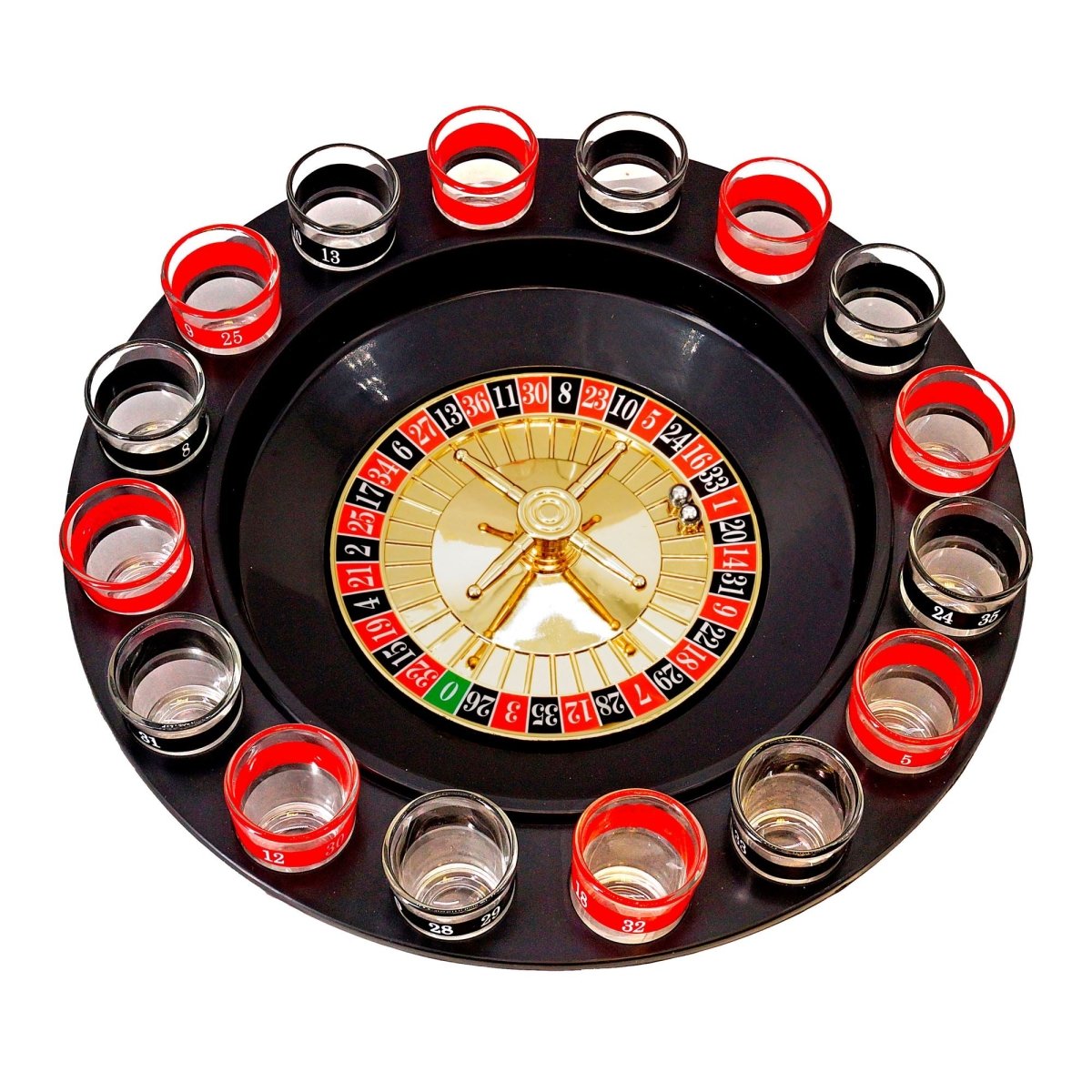Rood Zwarte Drankspel Roulette