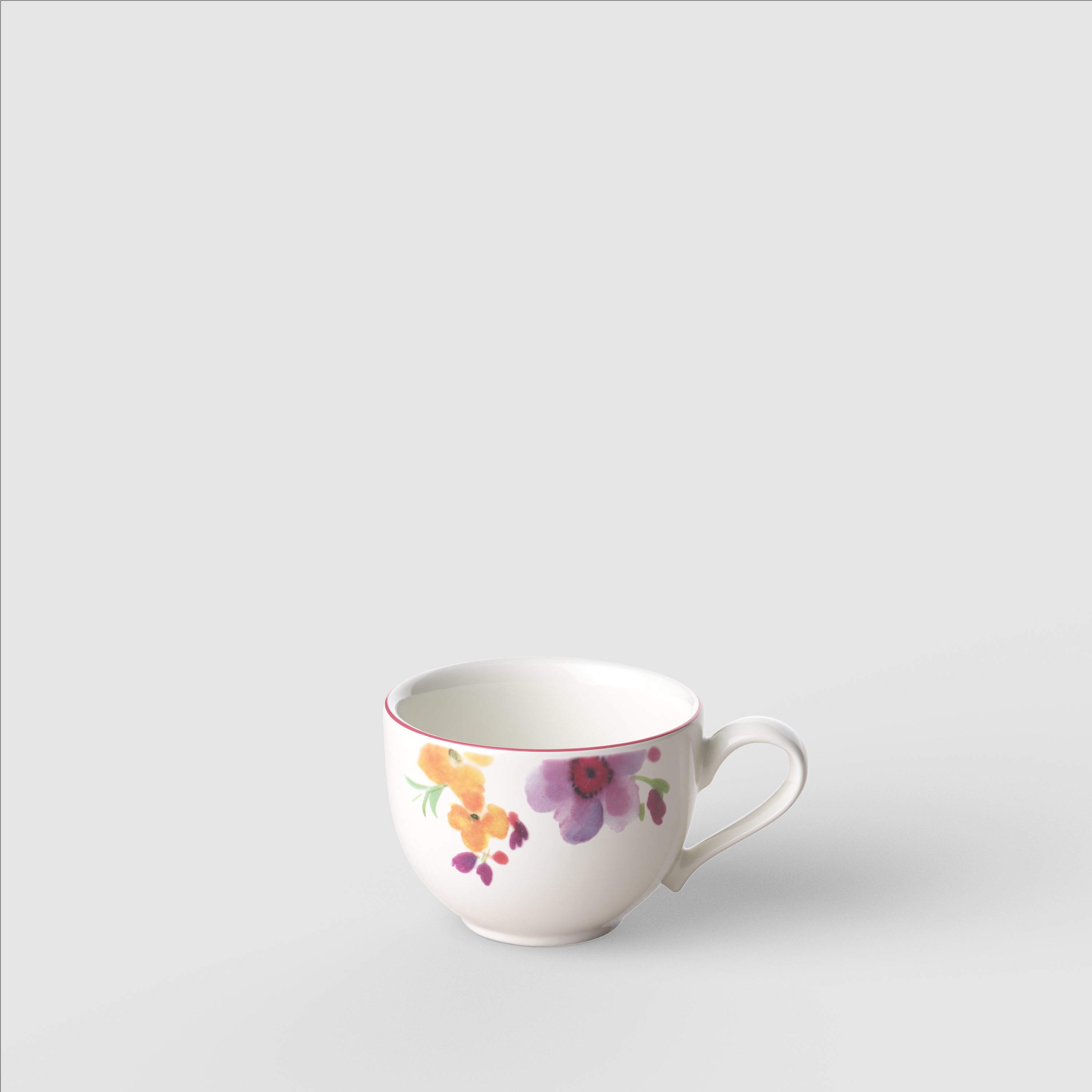Mariefleur Espresso cup Multi-colored, 1.7 oz, Premium Porcelain
