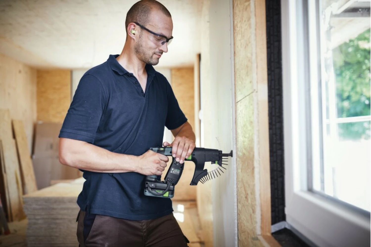 Festool DURADRIVE DWC 18-4500-Basic 18V Li-Ion accu bandschroefmachine body in systainer - 14Nm - 55mm