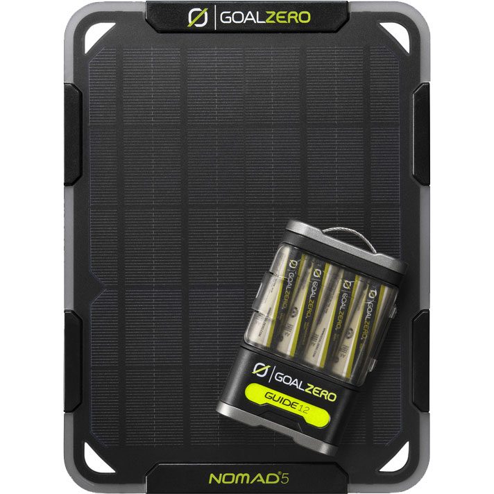 Goal Zero Guide 12 & Nomad 5 Solar Kit