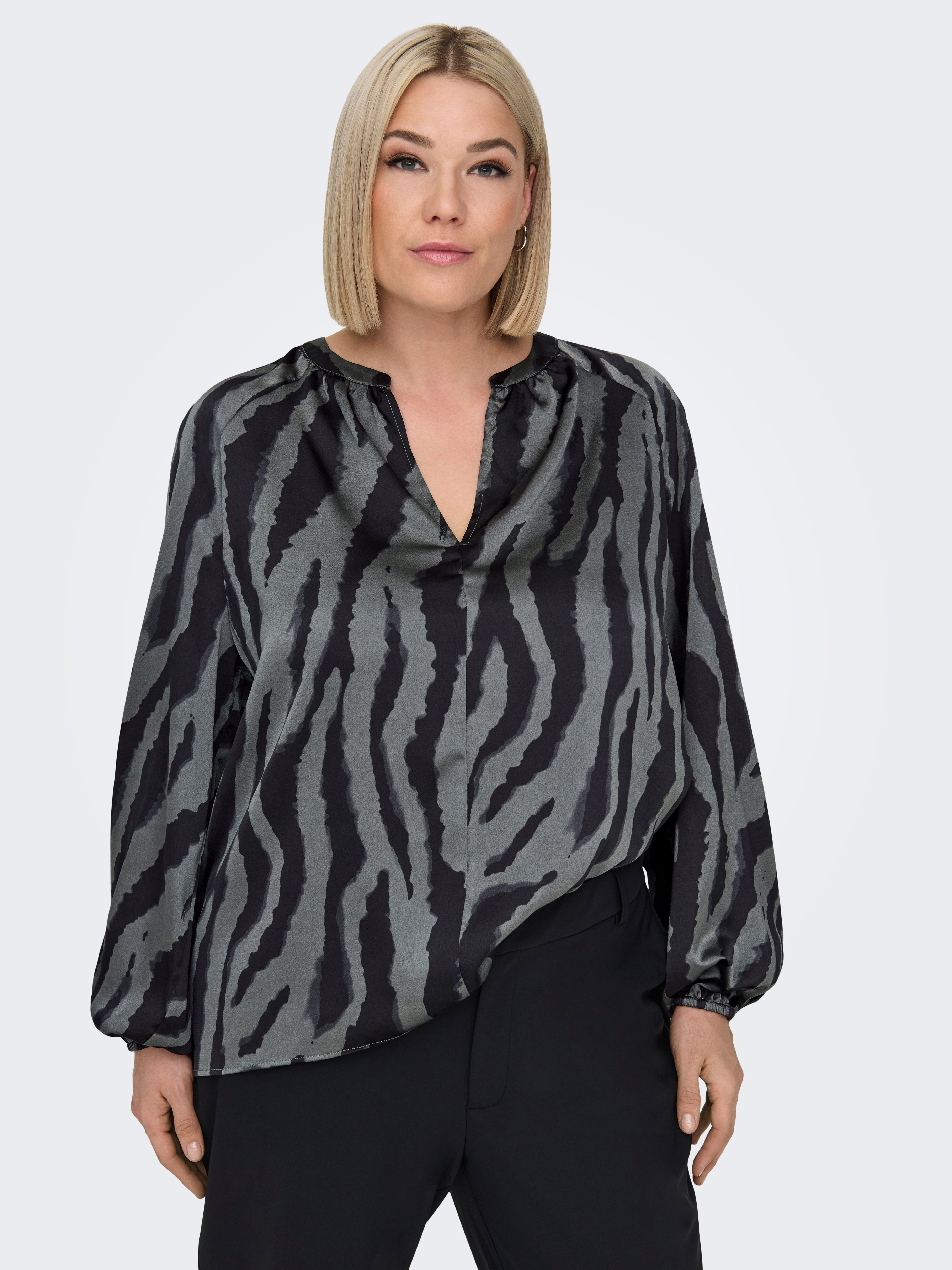 CARZORRA Tunika-Oberteil Black