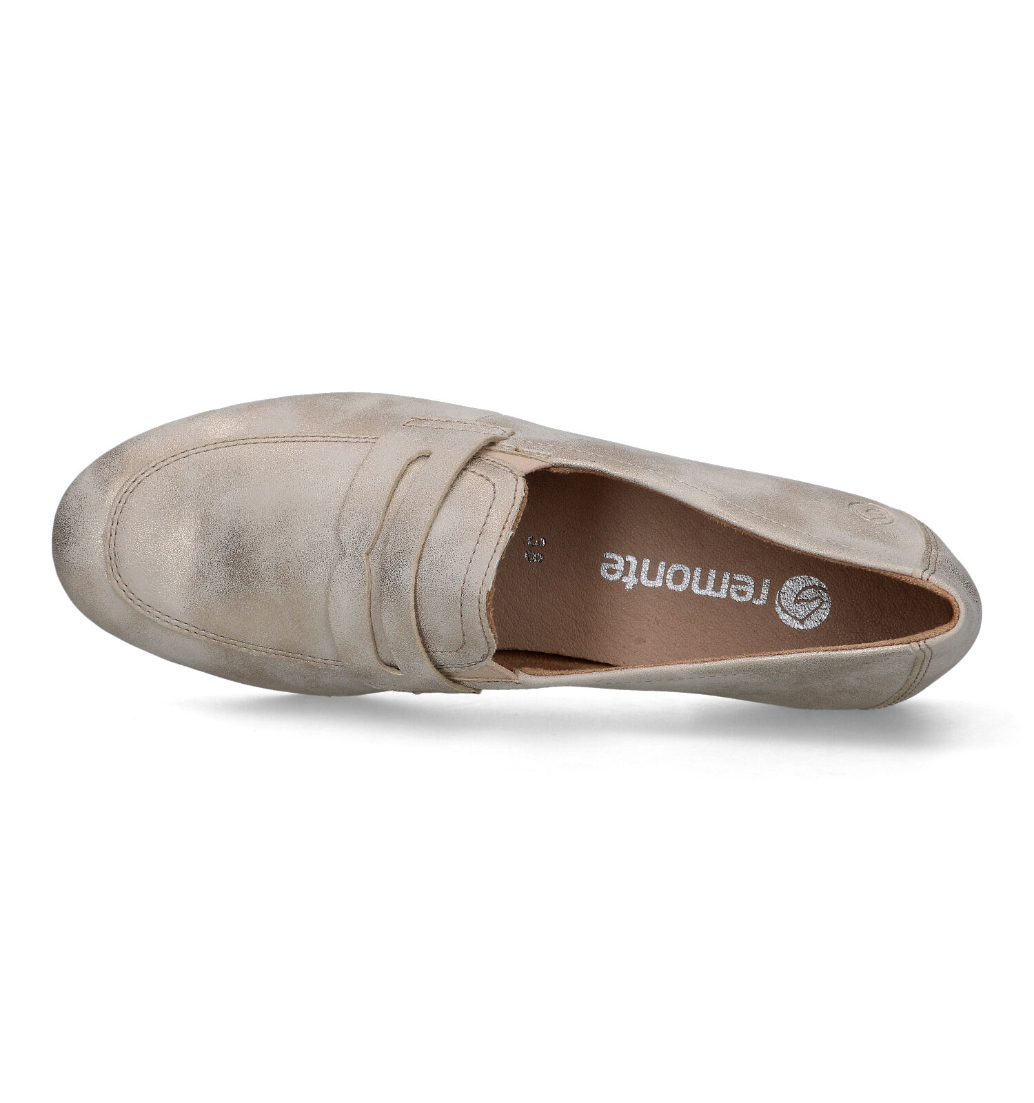 Loafers goud