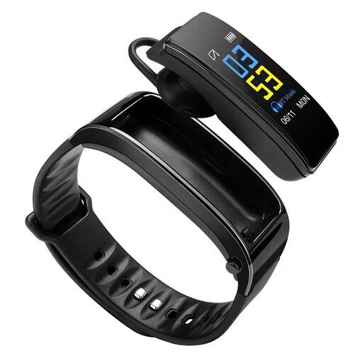 Pulseira inteligente OEM com fone de ouvido