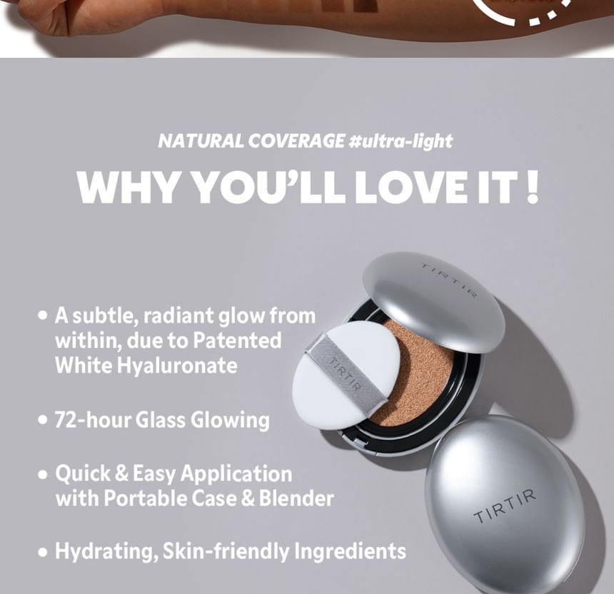 TIRTIR - Mask Fit Aura Silver Cushion Mini - 20 kleuren