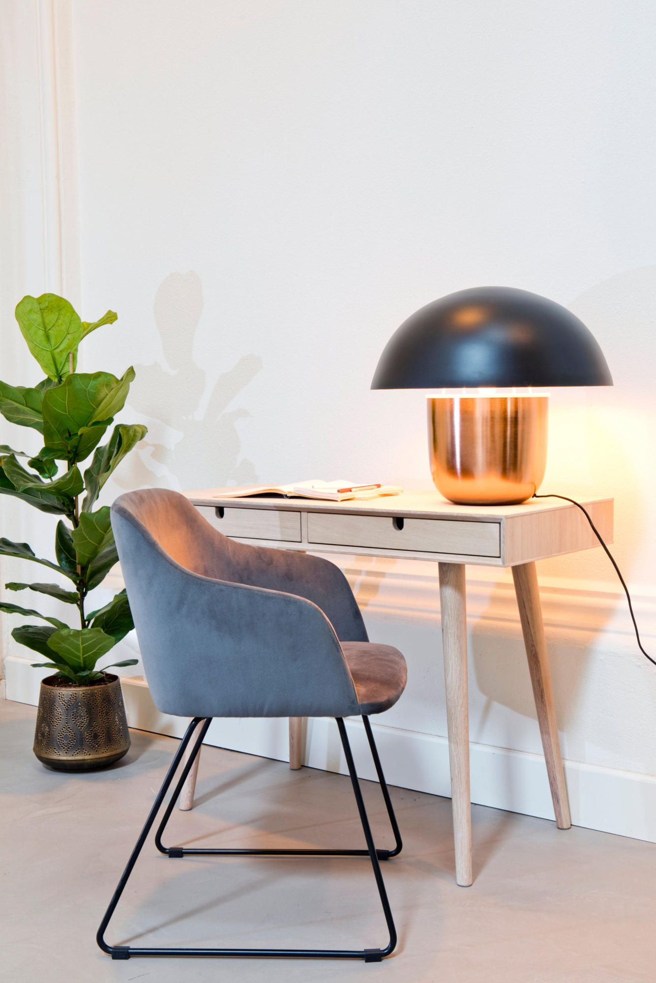 Lund Bureau - 100 x 45 cm - Licht Eiken