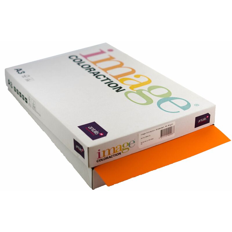 Image Coloraction Papier farbig, A3, 80 g/m², amsterdam orange