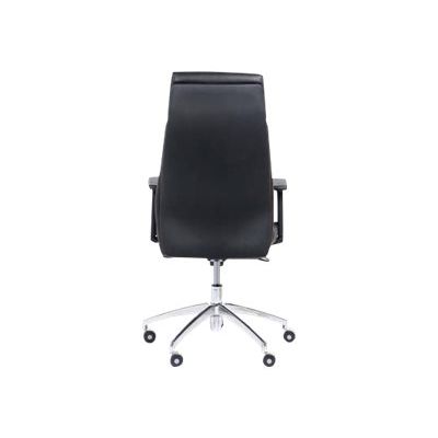 Fauteuil de bureau PHILADELPHIE - accoudoirs réglables - appui-tête intégré - noir