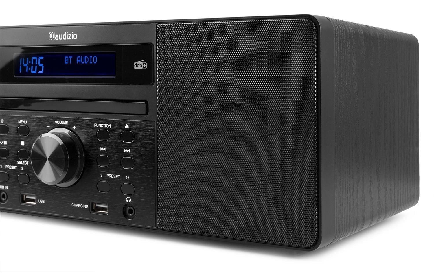 Radio/CD-Player Prato Schwarz<br>DAB+ Radio mit CD-Player