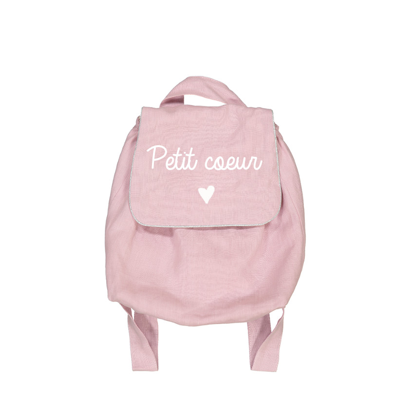 Sac à dos Petit coeur - Rose