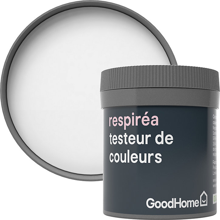 Testeur peinture Respiréa GoodHome blanc Alberta satin 50ml