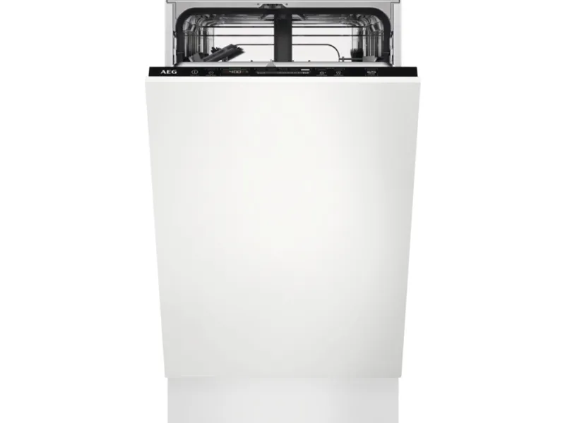 AEG FSE62417P, Delvist indbygget, Slimline (45 cm), 1,5 m, Kurv, 9 kuverter, B
