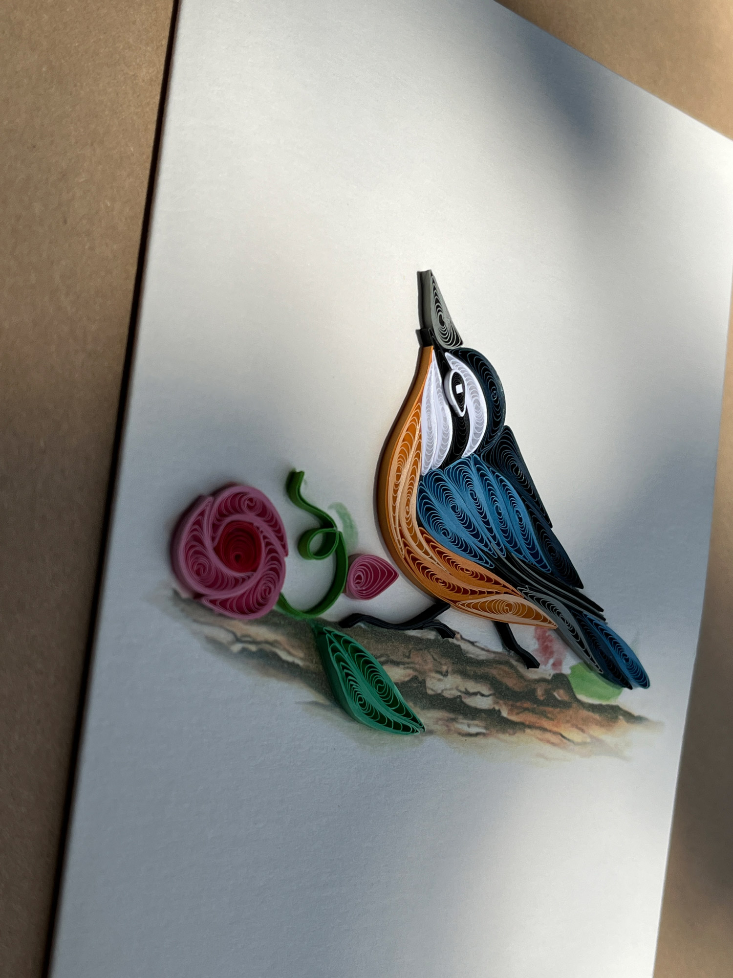Grußkarte 'Kanadakleiber', B 12,7 cm, H 17,8 cm günstig bestellen