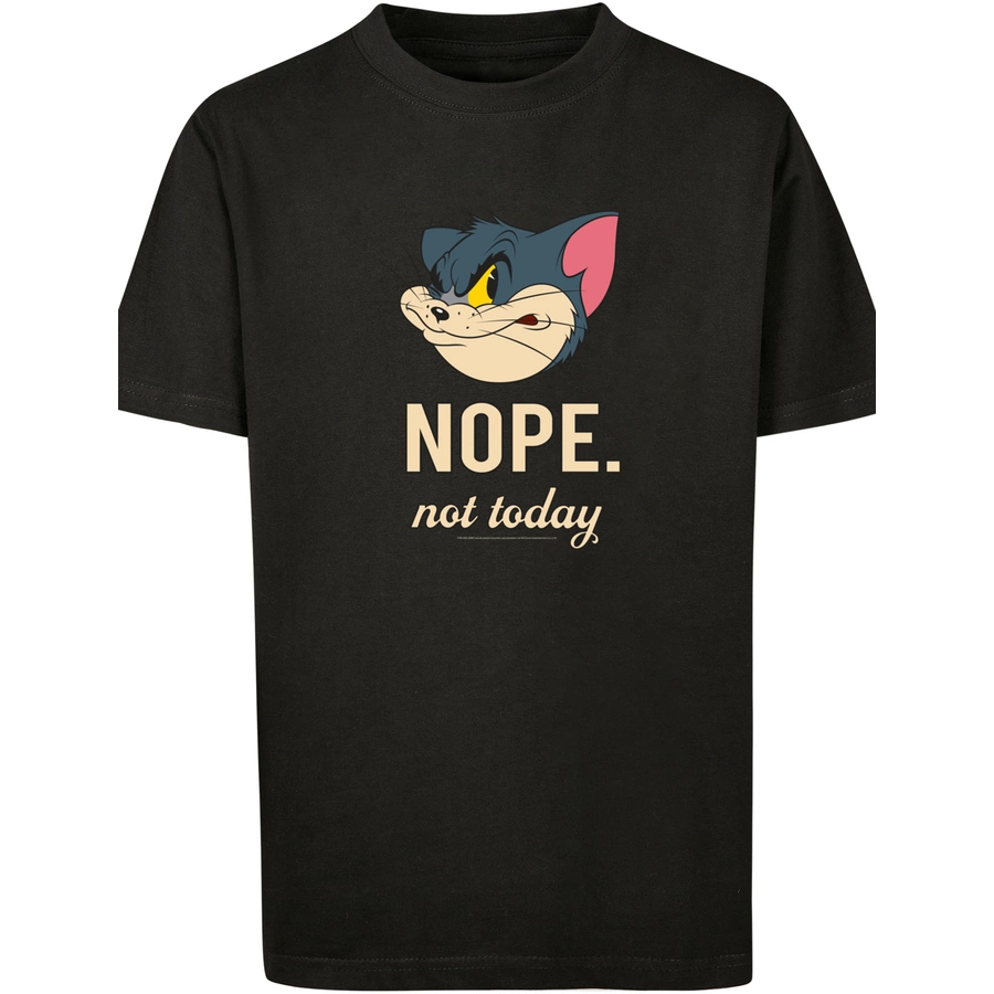 F4NT4STIC T-Shirt Tom and Jerry TV Serie Nope Not Today schwarz