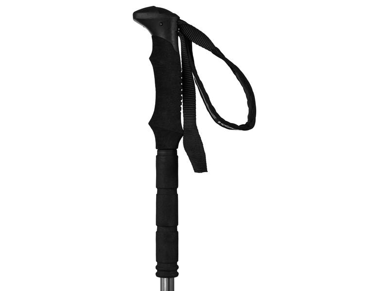 KOOR Wanderstock Aluminium Rivoola Schwarz/Silber Trekkingstöcke 62 - 140 cm