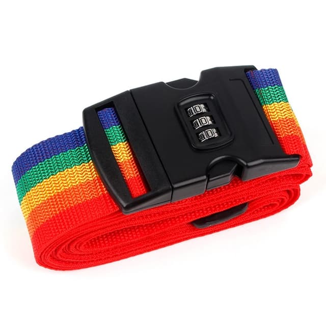 Tyverisikringsstrop til bagagekuffert Password Safe Lock