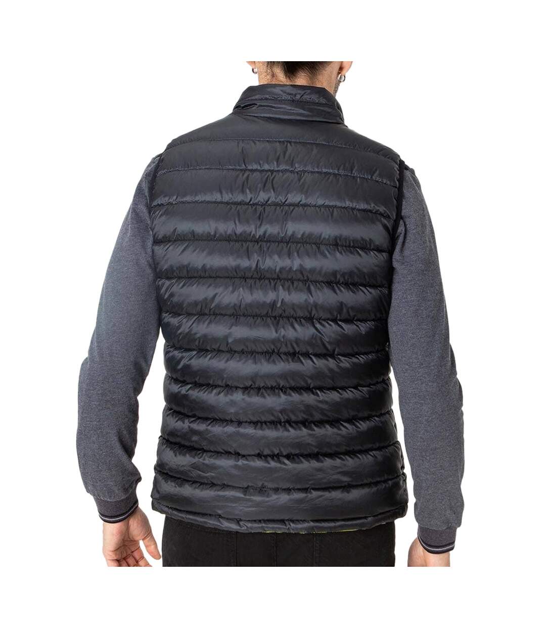 Doudoune Sans Manches Noire Homme TBS Fabian