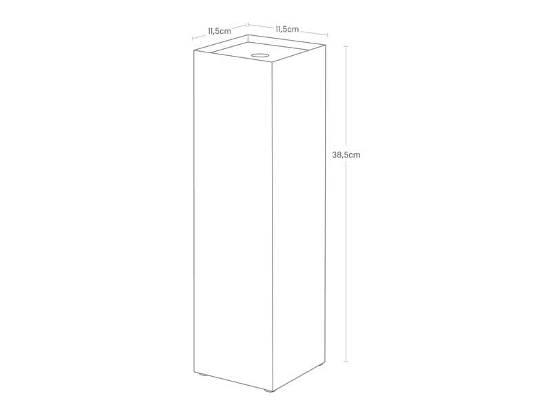 Yamazaki Toilettenpapierhalterung Tower Schwarz Toilettenpapierspender