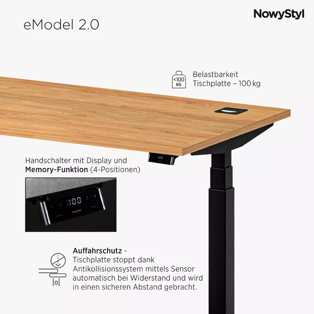Schreibtisch elektrisch eModel2.0