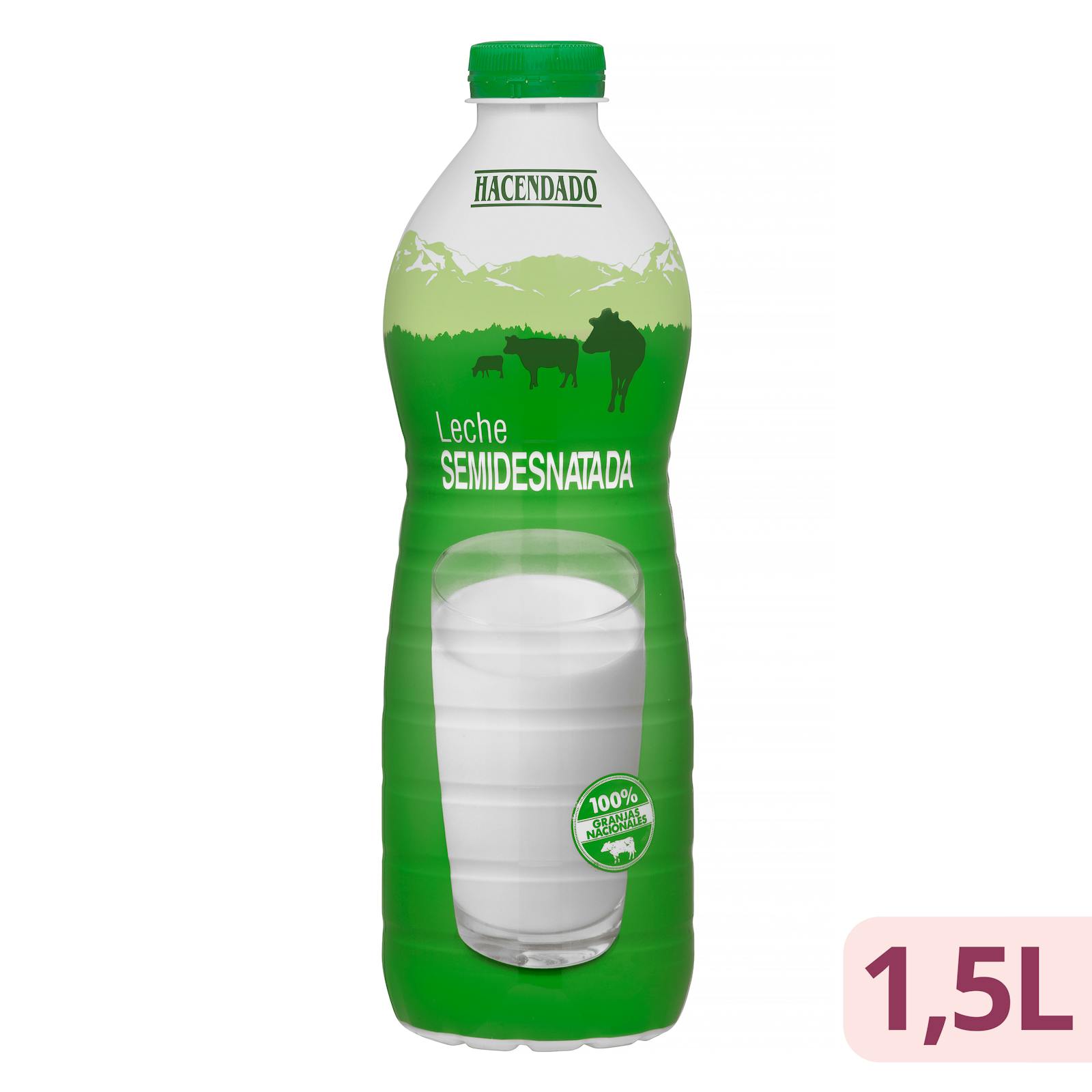 Lait demi-écrémé Hacendado