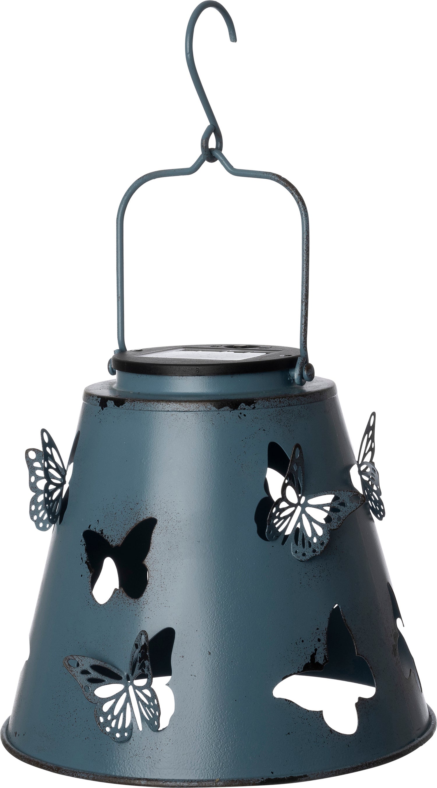 Intratuin solar lantaarn Doha blauw D 20 H 18 cm