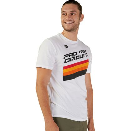 T-Shirt manches courtes Fox PRO CIRCUIT - Blanc