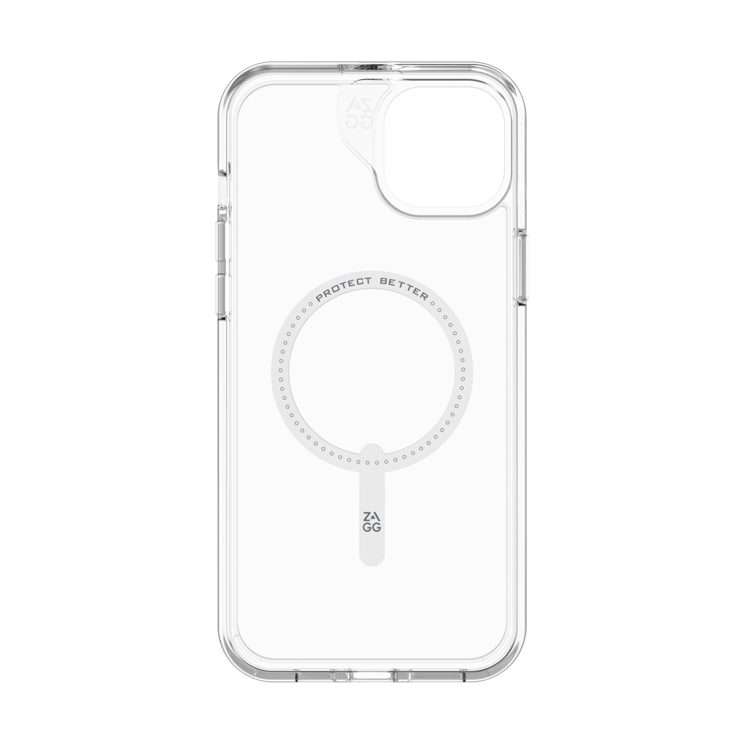 iPhone 15 Plus Antibakterielle MagSafe Schutzhülle Crystal Palace Snap D3O aus Recycelten Materialien (702312617) - Transparent