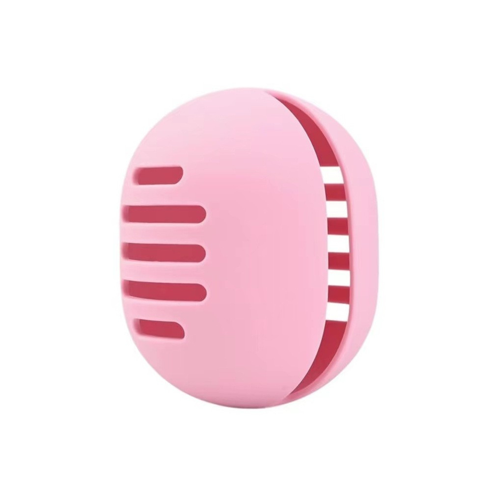 Silikon Make Up Schwamm Halter Reise Beauty Blender Aufbewahrungsbox - Rosa