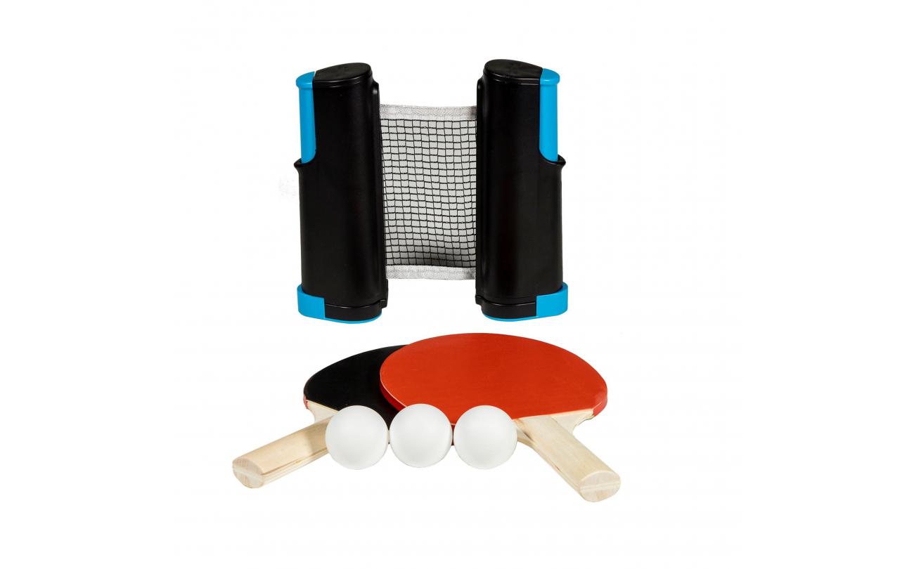 SportX Tafeltennisnet 160cm met 2 batjes en 2 ballen