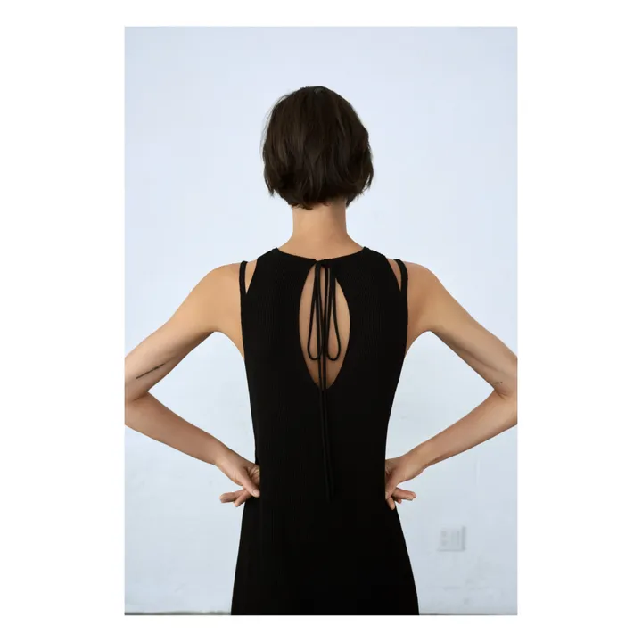 Cordera Robe Cut-Out Matières Recyclées | Noir