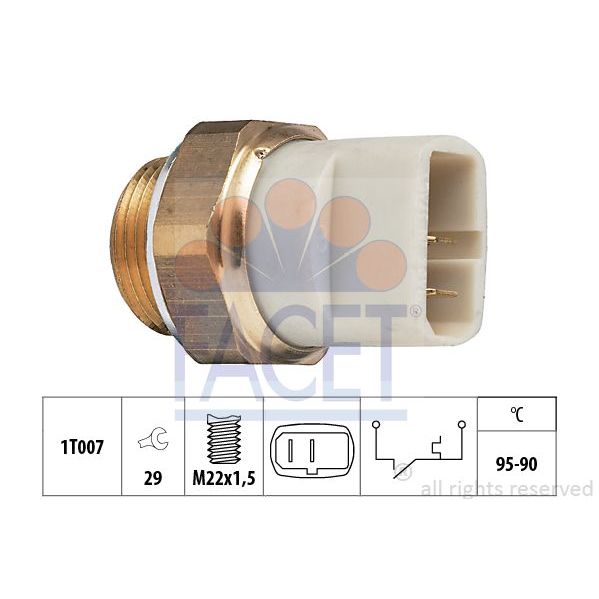 Facet Interruptor de Temperatura, Ventilador D - 7.5027
