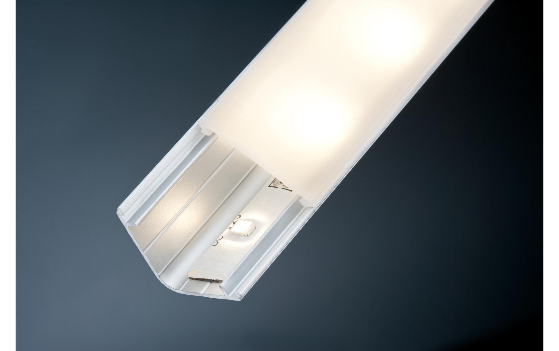 Delta Profil Schiene 1 MeterDelta Profil-Schiene mit Diffusor 1 Meter