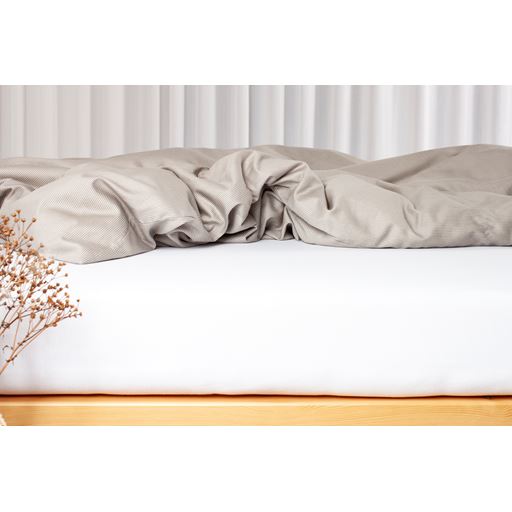 Night and Day Gots Jersey Boxlagen, Hvid, 120x200x35 cm