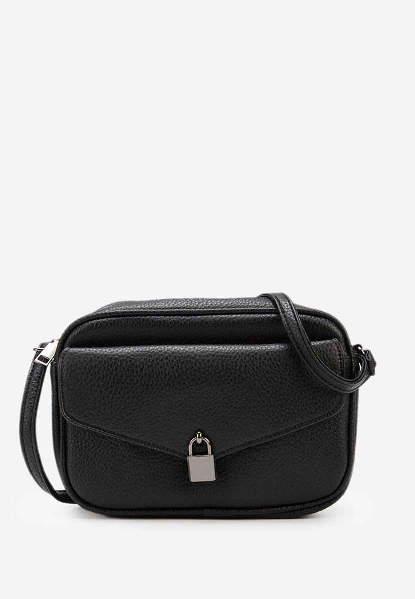 Sac bandoulière femme noire Mylia