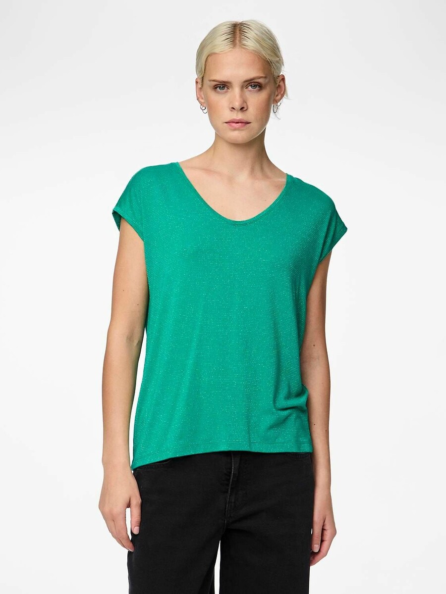PEÇAS<br>Camiseta com efeito brilhante