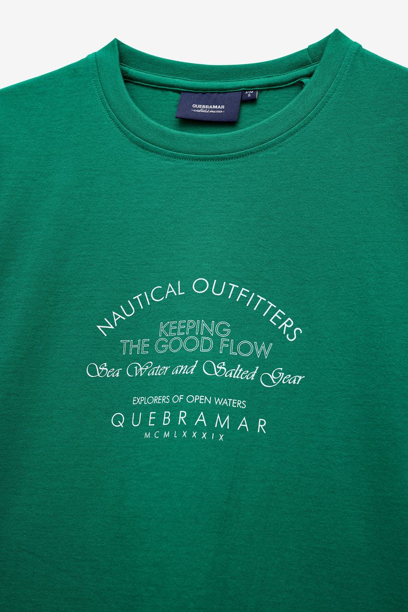 T-SHIRT COM PRINT