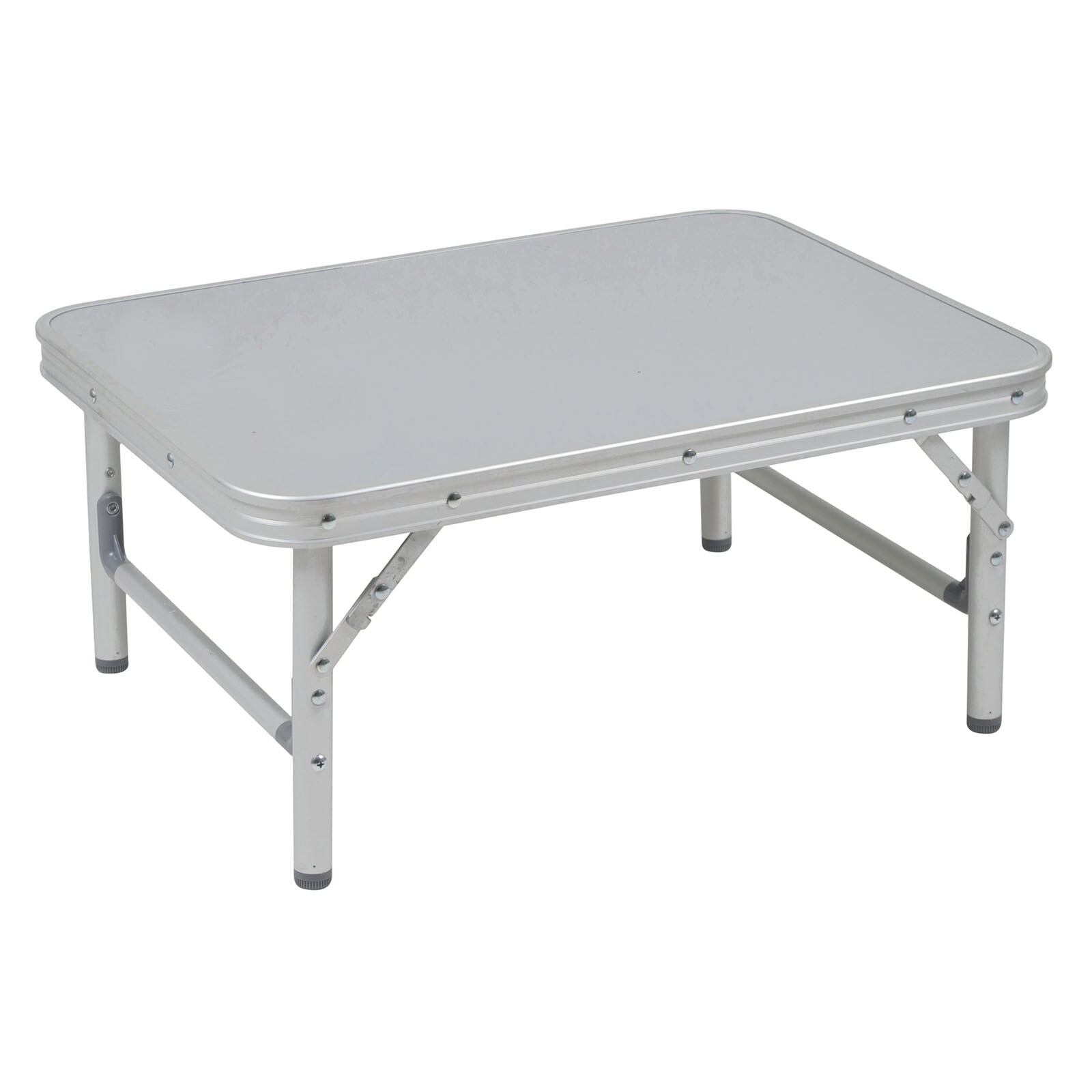 BO-CAMP Alu Mini Campingtisch Premium - Klapptisch Koffertisch Falttisch 2 Höhen