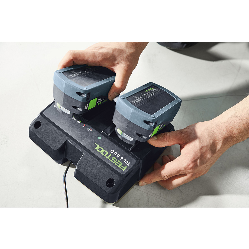 Festool TCL 6 DUO snellader 18V Li-ion